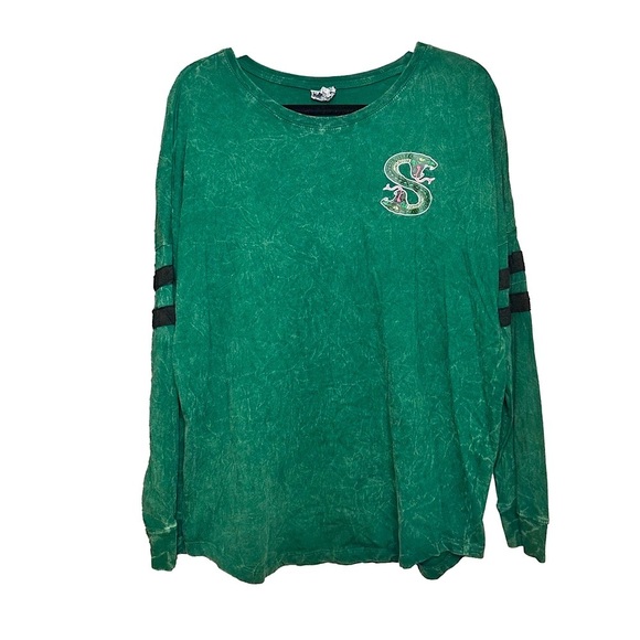 Riverdale Tops - Green “South Side Serpents” Long Sleeve Shirt
